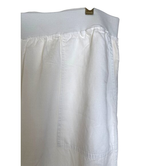 Faherty Arlie Day Jogger Pants Size XXXL Linen Tencel Blend White PullOn Pockets - Picture 5 of 9